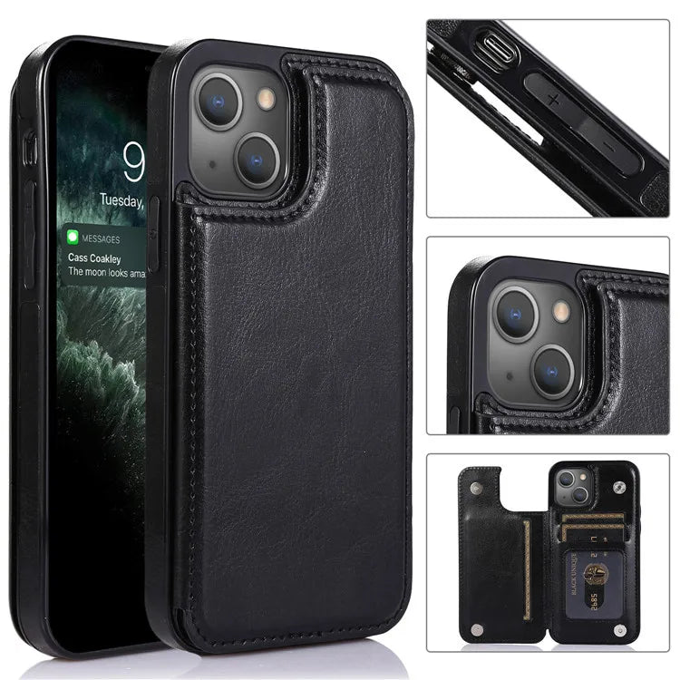 Luxury Italian Design Leather Wallet Case
