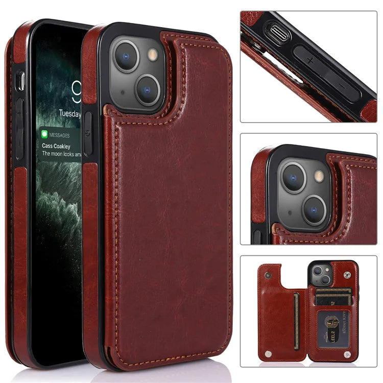 Luxury Italian Design Leather Wallet Case