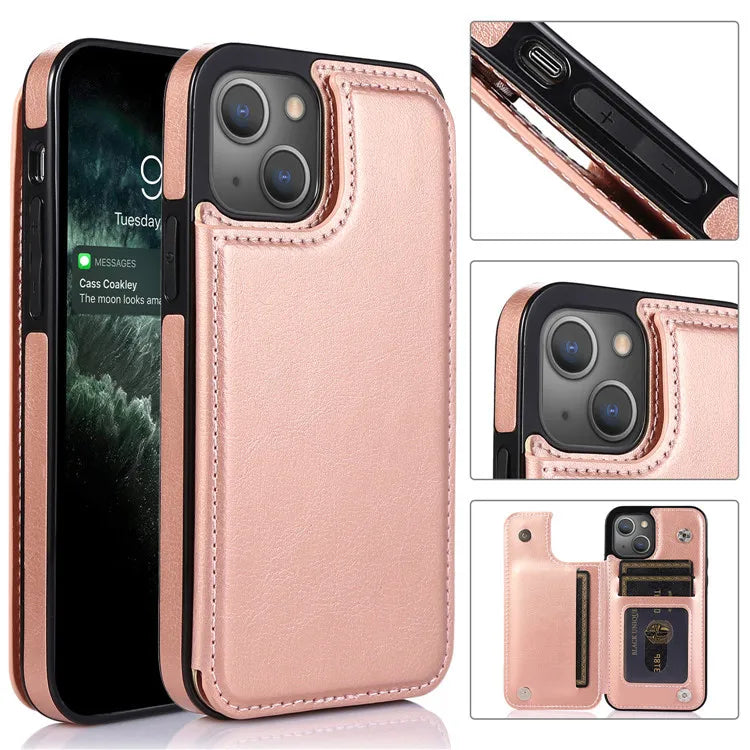 Luxury Italian Design Leather Wallet Case