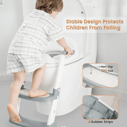 Adjustable Potty Training Seat with Ladder
