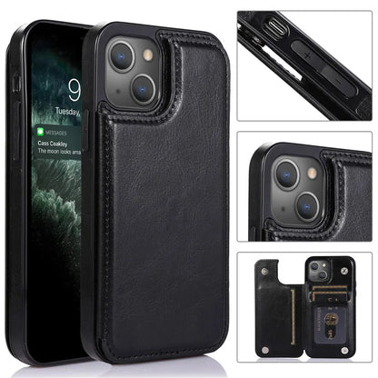 Luxury Italian Design Leather Wallet Case
